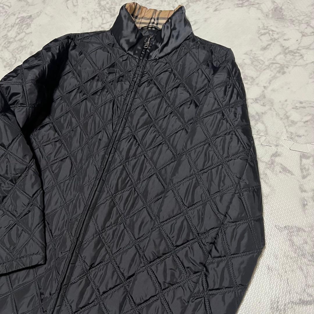 バーバリーロンドン　ライナー付き　ステンカラーコート　黒　L