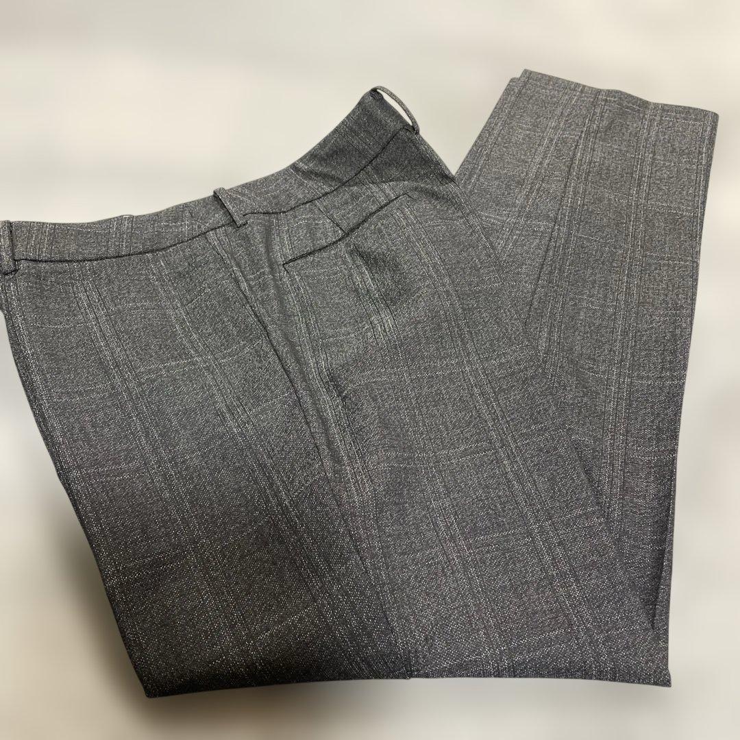 Hiltonヒルトン/チェック/セットアップパンツスーツ