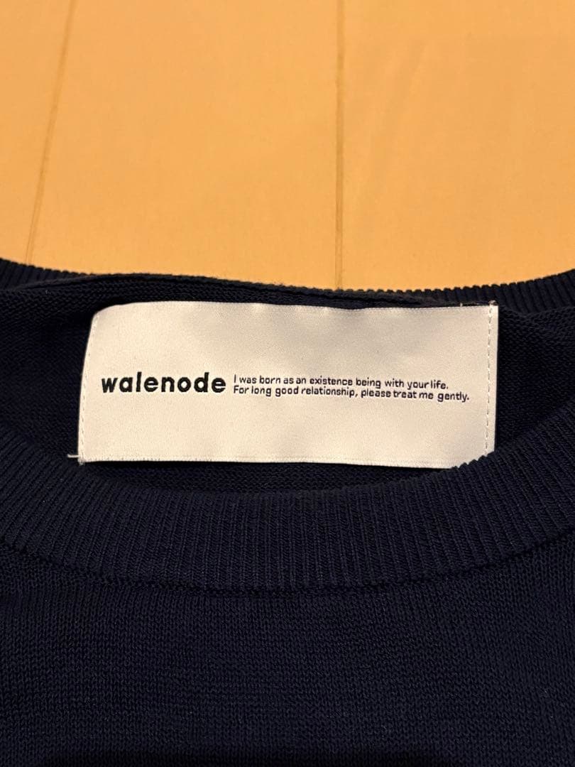【新品未使用】WALENODE / シルク Tシャツ