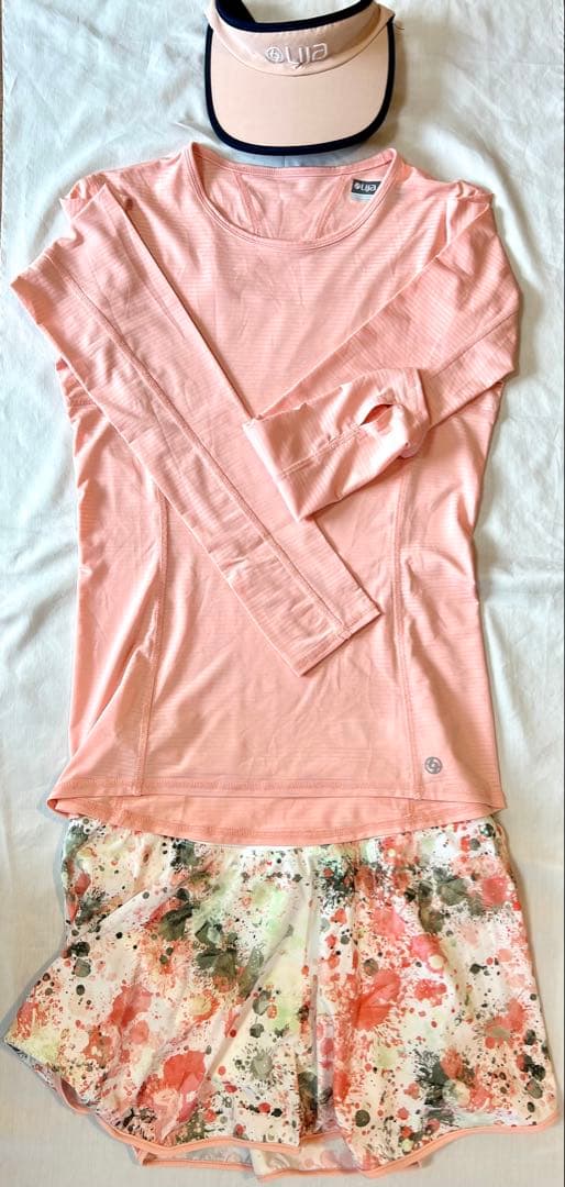 Lija ピンク 長袖シャツ スカート セット S/P