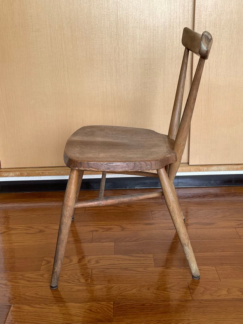 【希少】ビンテージ アーコール　ercol　スタッキングチェア　シングルバック