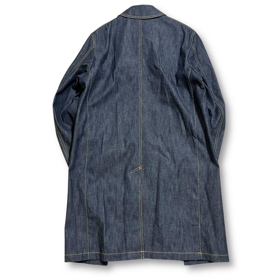 極美品 現行 マッキントッシュ ジャパンデニム ダンケルド ステンカラーコート