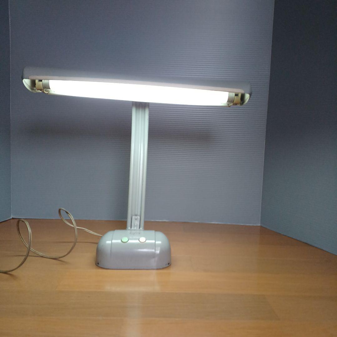 昭和レトロ　ナショナル 蛍光灯器具　学習用電気スタンド　ディスクライト　希少品