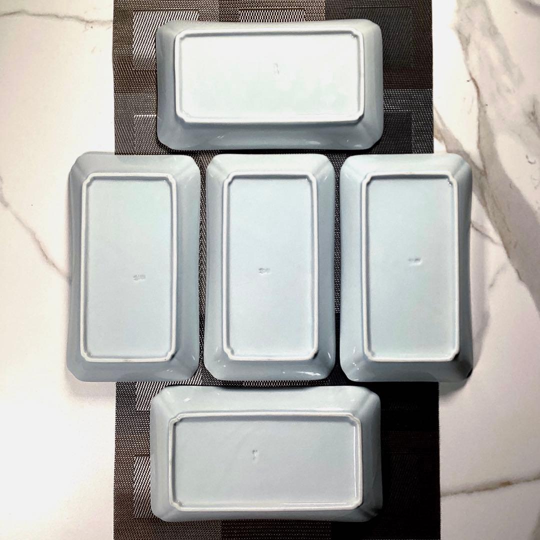 『メルうー特価』　龍峰　竹斎　『花風流　古伊万里唐草』　長皿　5枚