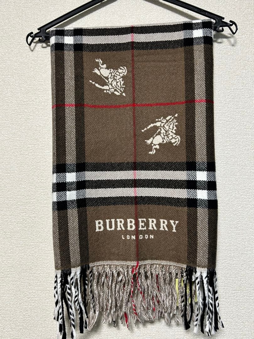 バーバリー マフラー モカブラウン