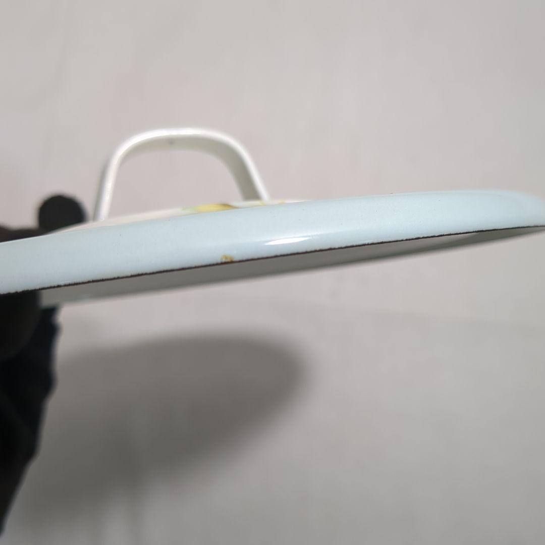 イマン ポワージュ ブルー ホーロー 両手鍋