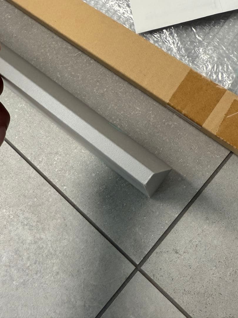 【新品未使用】壁かけ棚・ピッタナ幅50cmグレー2個ミラタップ/サンワカンパニー