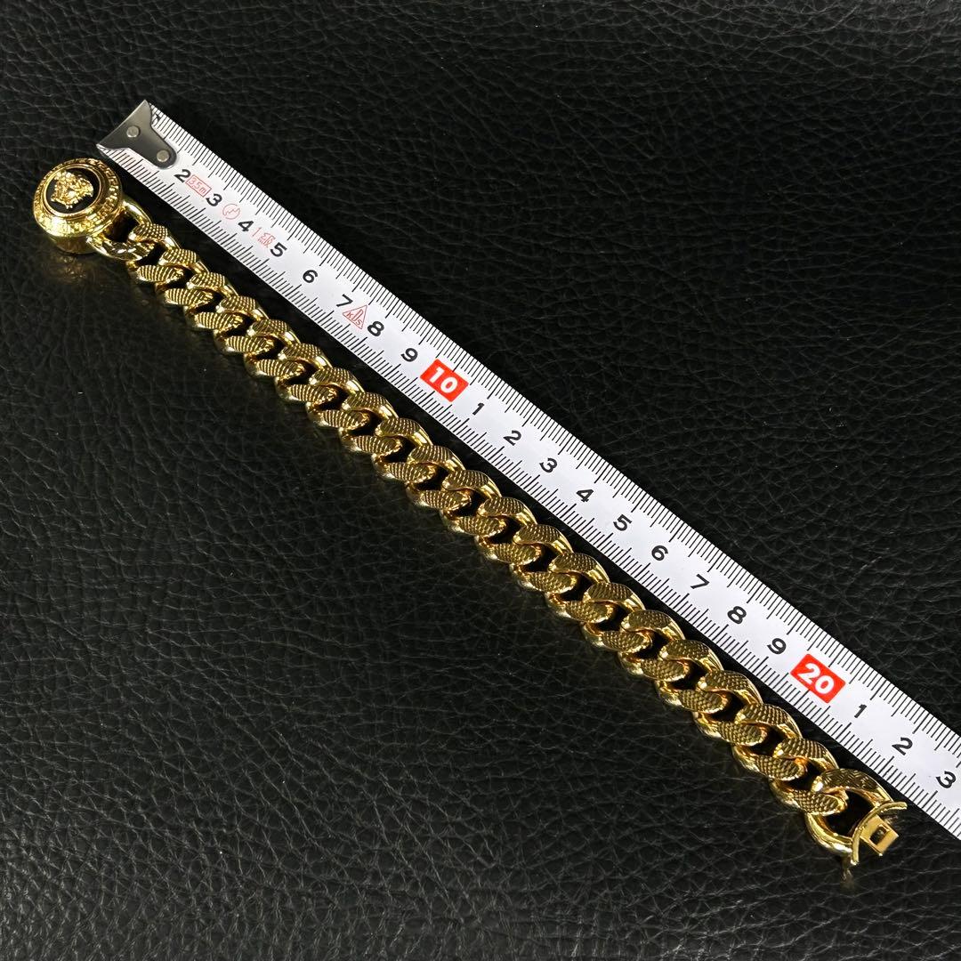 VERSACE ヴェルサーチ メデューサ 喜平 チェーン ブレスレット バングル