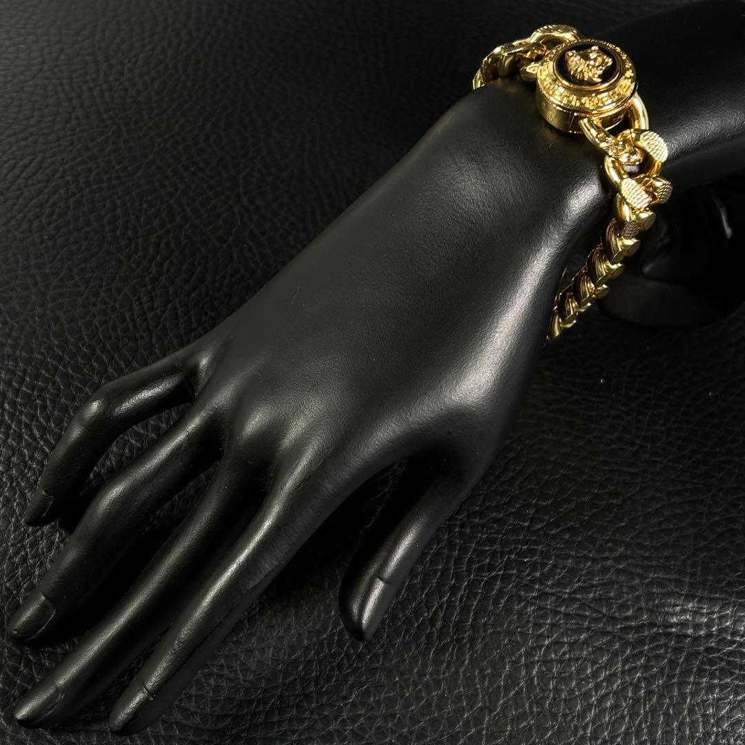 VERSACE ヴェルサーチ メデューサ 喜平 チェーン ブレスレット バングル