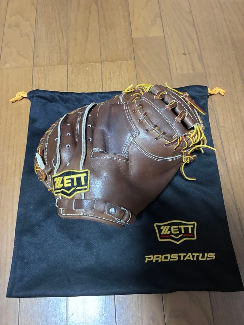 元中日ドラゴンズ谷繁選手使用ZETT硬式キャッチャーミット