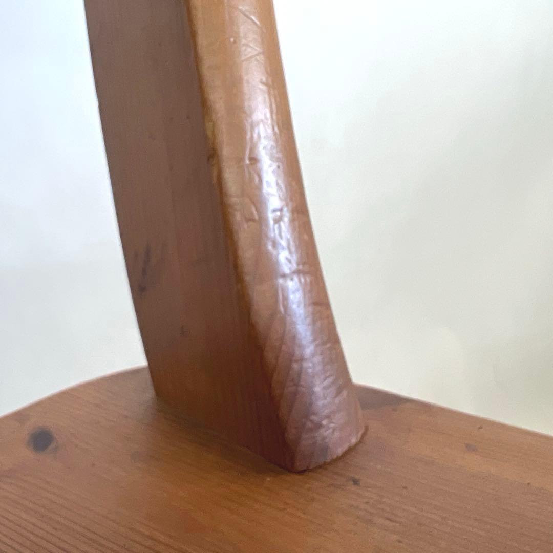 パイン材・ダイニングチェア・スクロールバックチェア