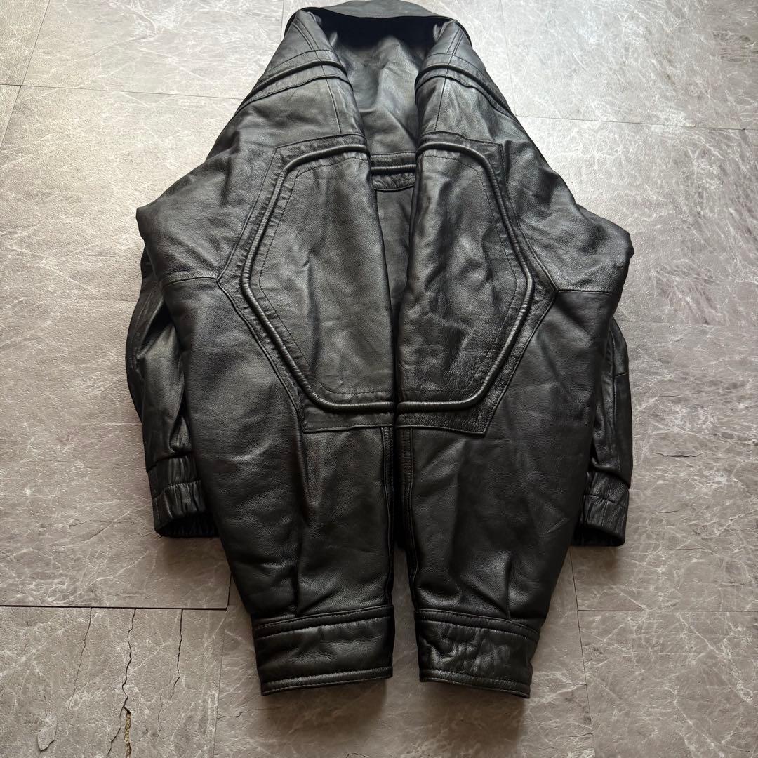 Vintage lamb leather jacket 短丈　本革　羊革