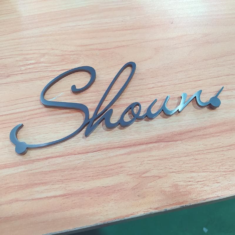 オーダーメイド表札 アイアン ステンレス 戸建 切り文字 ポスト 看板