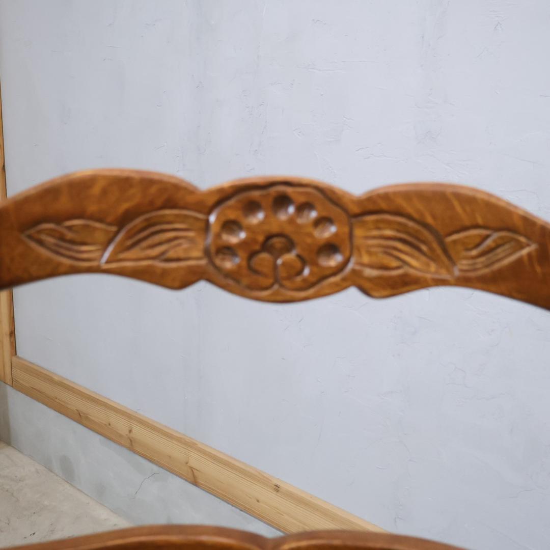 MITSUKOSHI 三越ブルージュ オーク材 ダイニングチェア 木製椅子