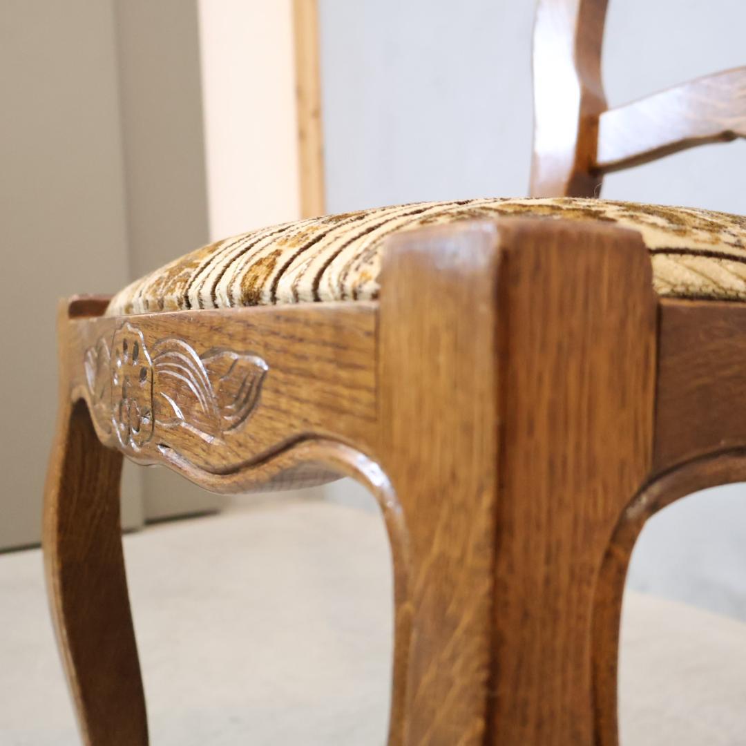 MITSUKOSHI 三越ブルージュ オーク材 ダイニングチェア 木製椅子