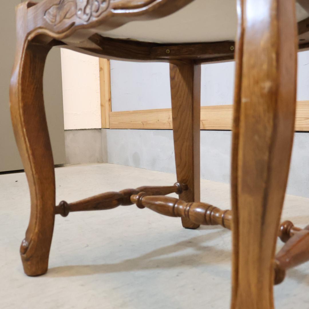 MITSUKOSHI 三越ブルージュ オーク材 ダイニングチェア 木製椅子