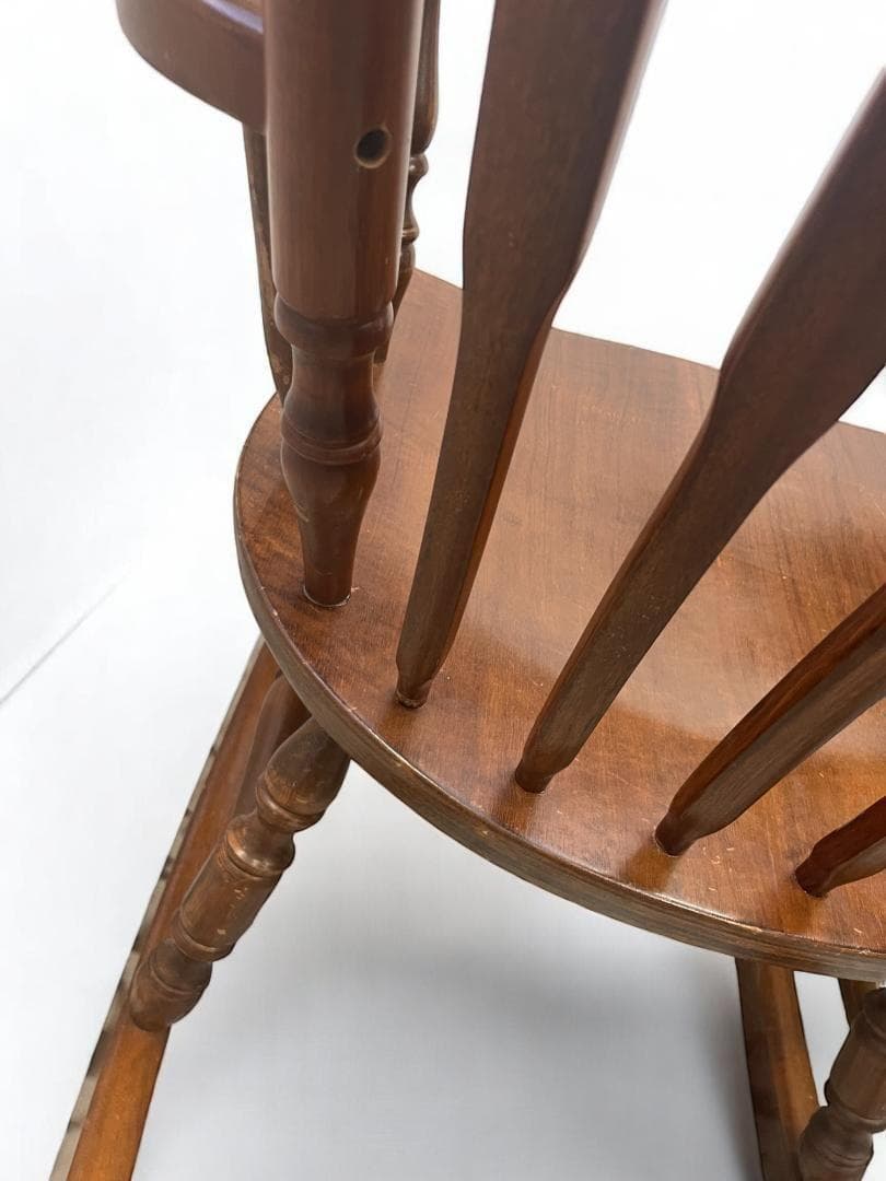 木製ロッキングチェア ブラウン