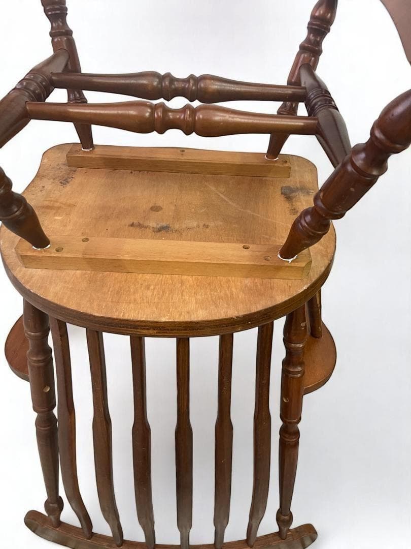 木製ロッキングチェア ブラウン