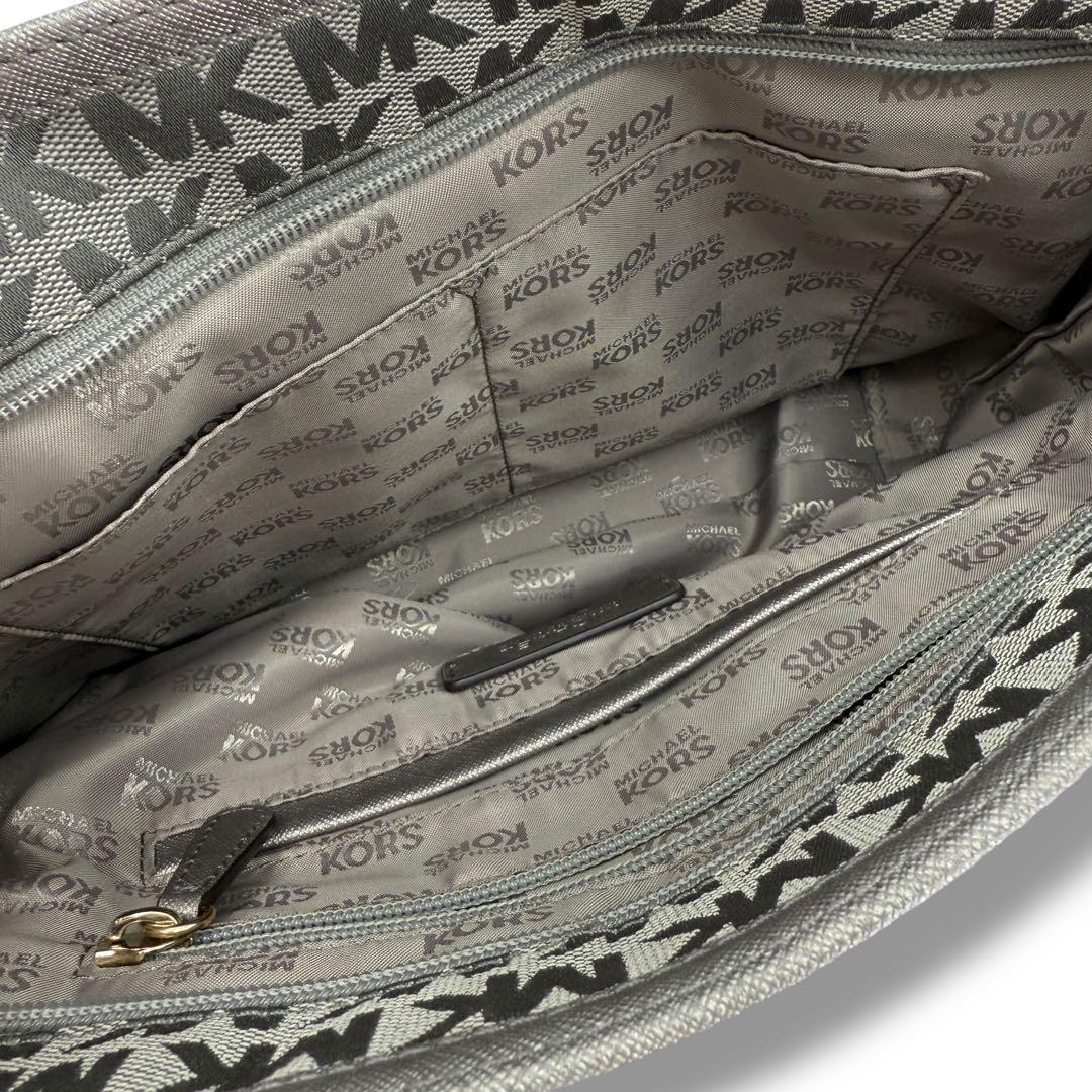 《極美品》マイケルコース トートバッグ MK刺繍 シグネチャー 肩掛け A4収納