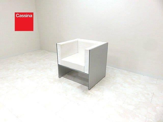 カッシーナ エアフレーム 本革1人掛けソファ　 デヴィッド・チッパーフィールド