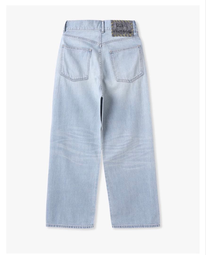 RH Vintage オーガニックコットン ビッグデニムパンツ（blue）　25