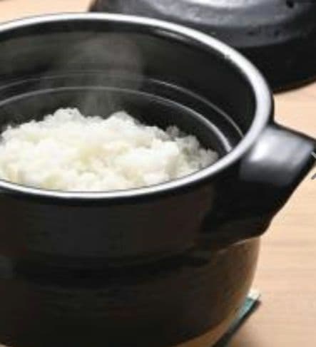 信楽焼 ごはん鍋 5合炊き 黒釉 御飯鍋 ふっくら！土鍋