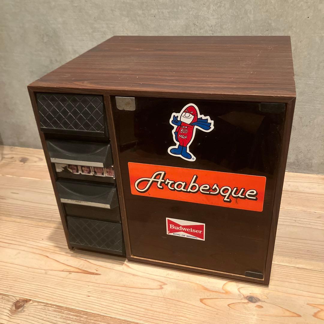 希少！！　バドワイザー　カセットテープ＆LPレコード　ケース　昭和レトロ　収納