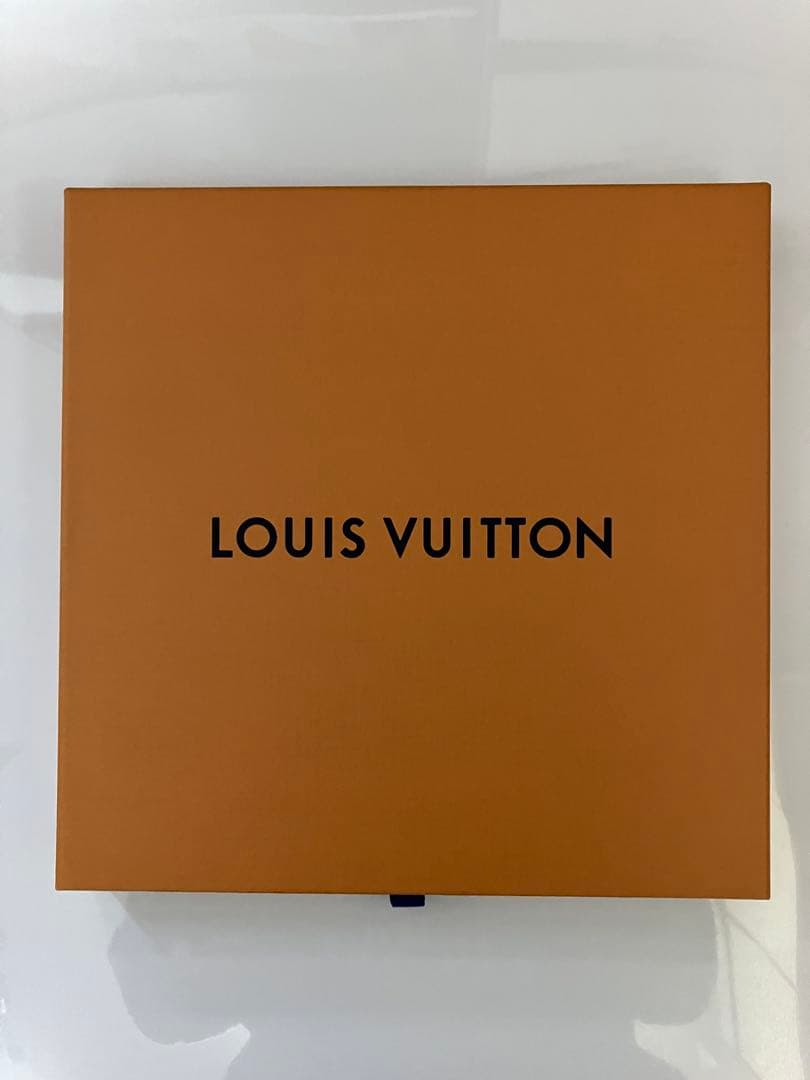 美品LOUIS VUITTON モノグラムクラシック スカーフ、ストール　ブルー