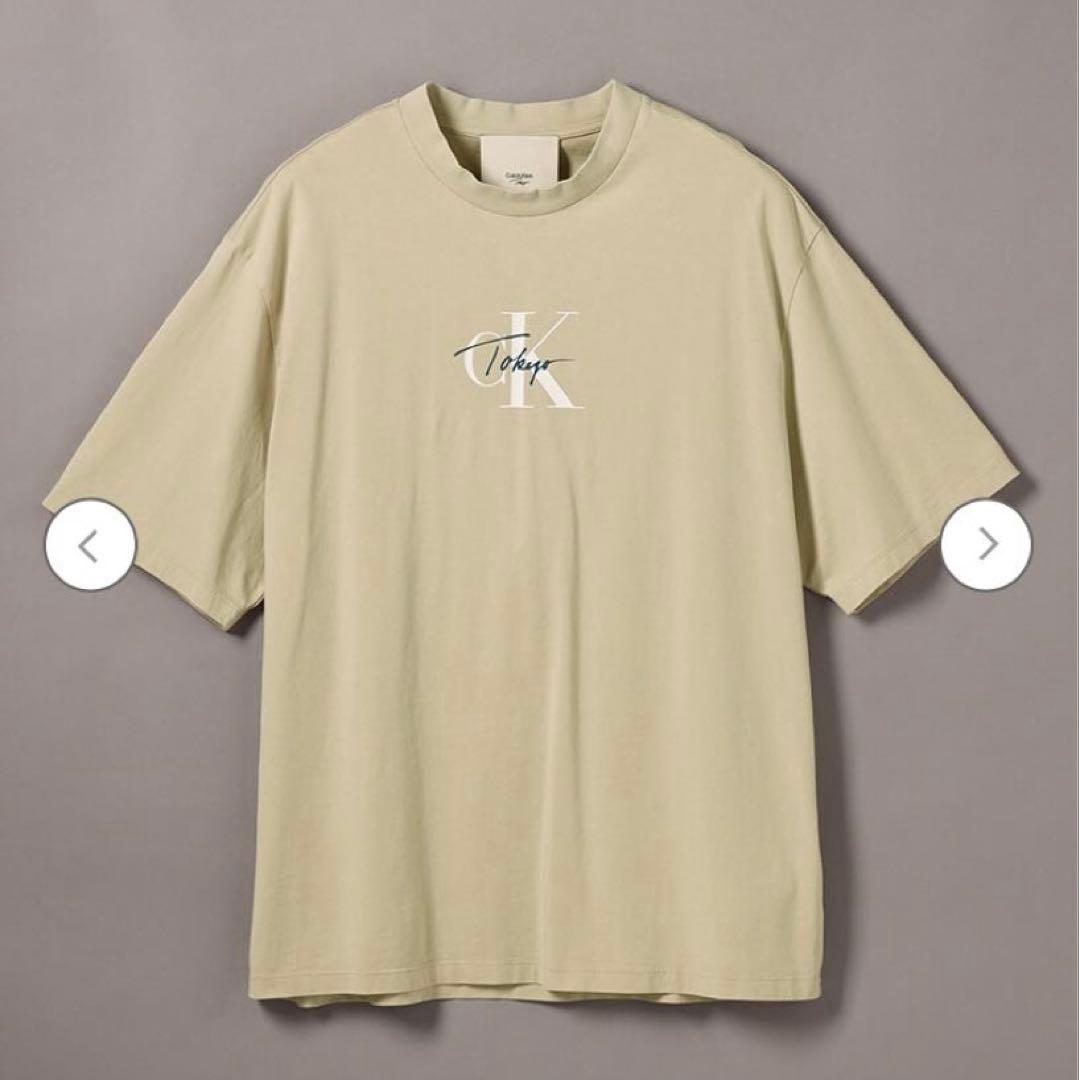   カルバンクライン 原宿店限定 Tシャツ ベージュ