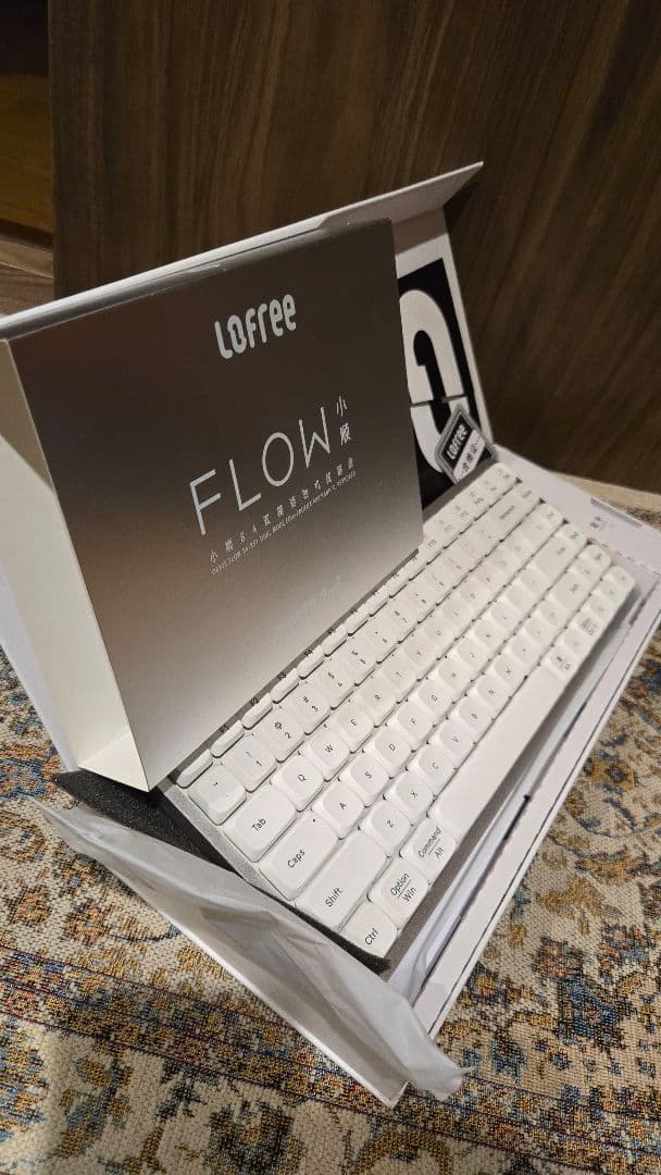 最終値下げLofree FLOW シルバーホワイト GHOST