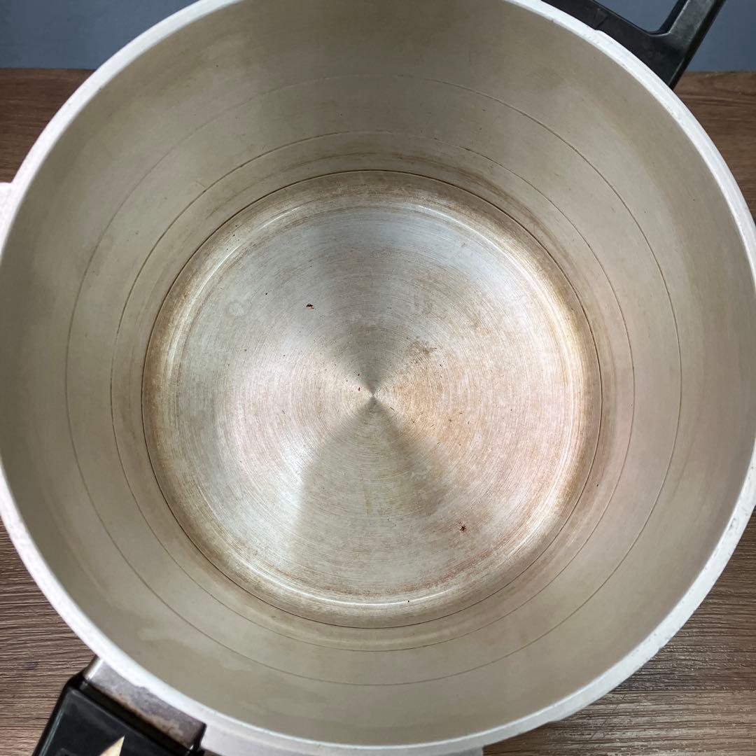 E-2 CO・OP 北陸アルミ 圧力鍋 5.5L 大容量 レトロ キッチン用品