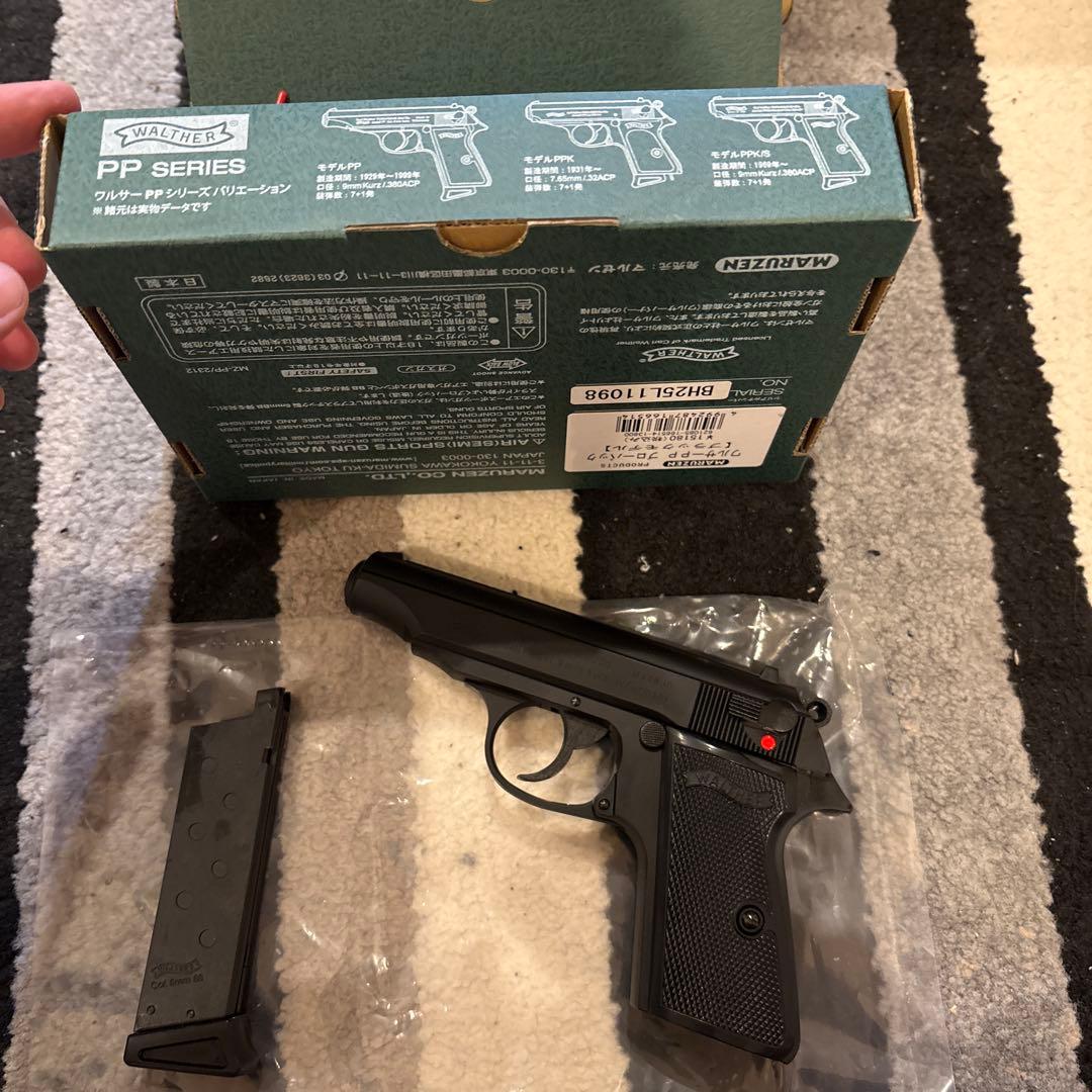 マルゼン　ワルサーPP ガスブローバック　ほぼ未使用　追加マガジンセット