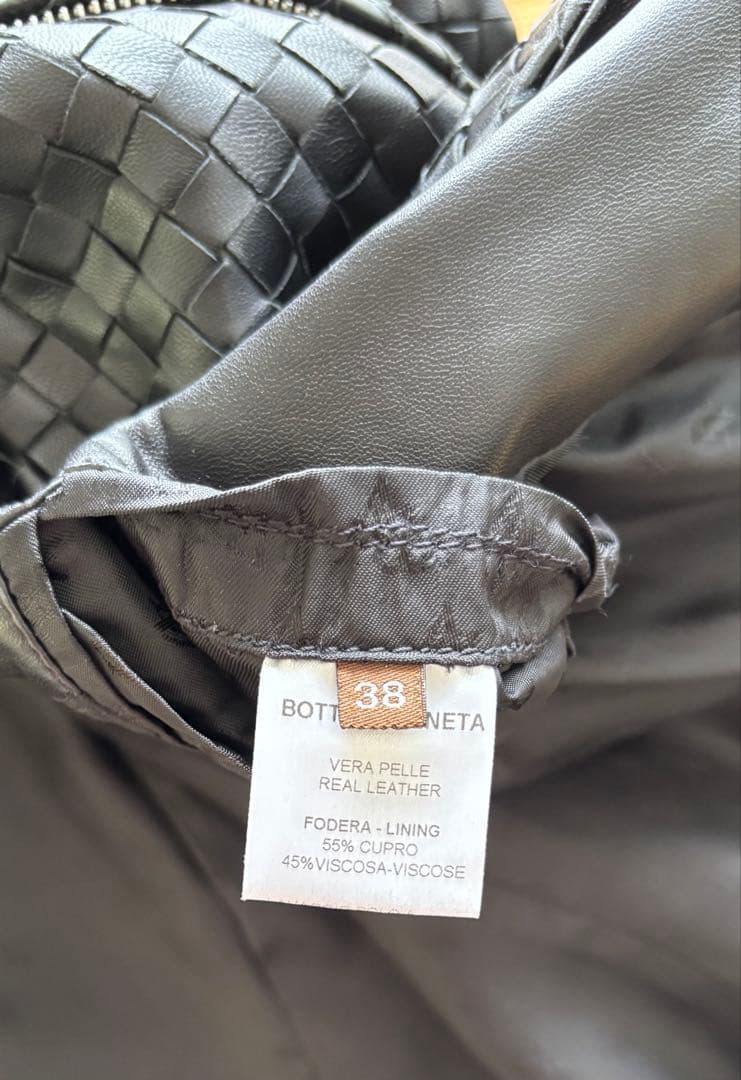 BOTTEGAVENETAボッテガヴェネタ イントレチャートライダースジャケット