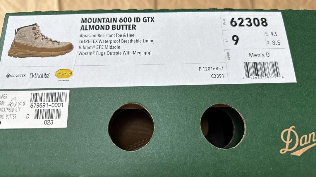 【Danner】 MOUNTAIN 600 GTX マウンテン ゴアテックス