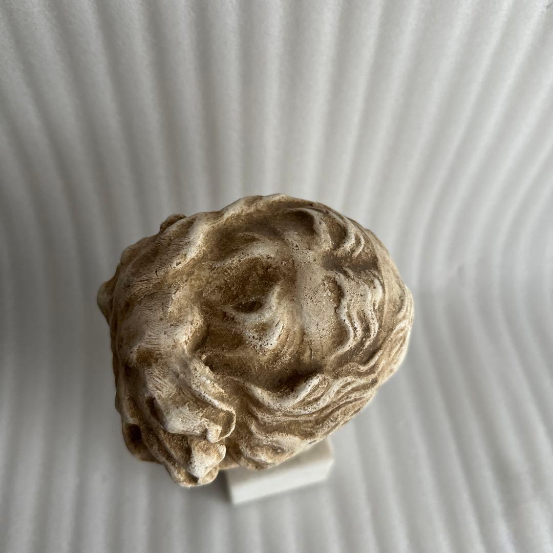 ギリシャ彫刻 石膏像 首像 古代 置物