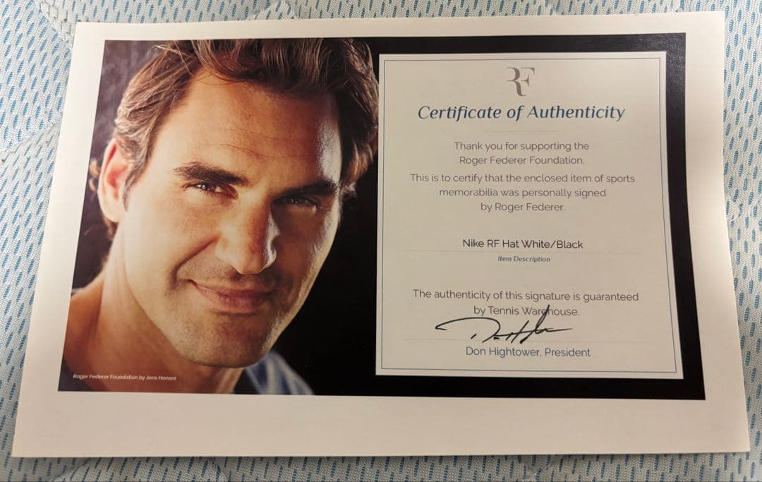 NIKE RF CAP Autograph RF FOUNDATION公認品