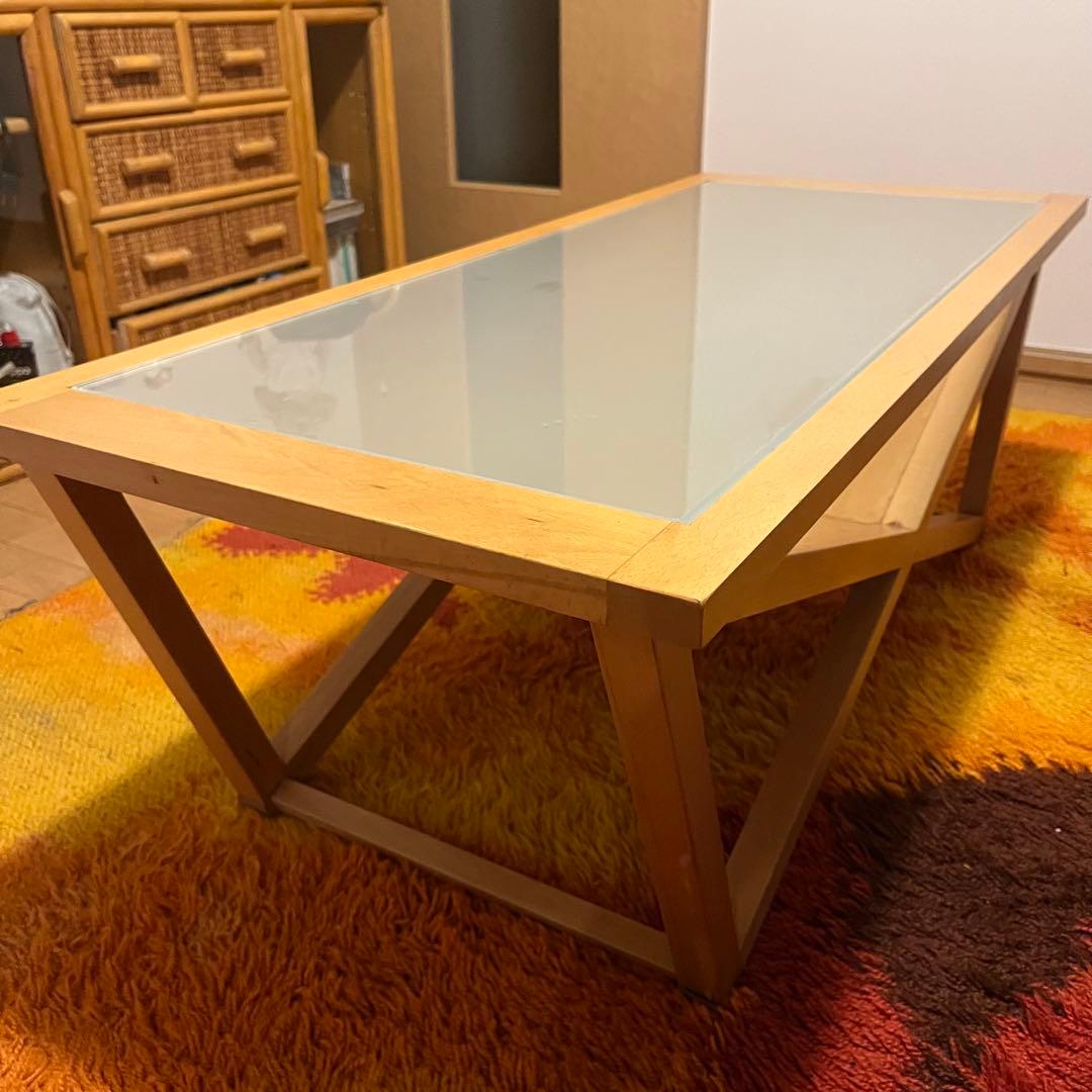 センターテーブル・ローテーブル square Design vintage low table