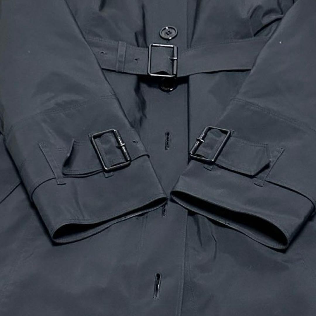 極美品　バーバリーロンドン　メガネチェック　ダウンライナー　トレンチコート　40