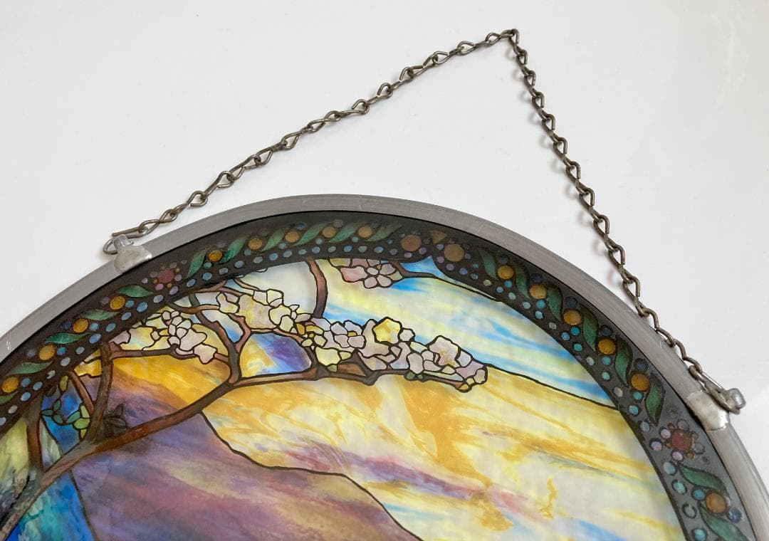 自然の風景 ステンドグラス グラスマスターズ ランドスケープ 円形