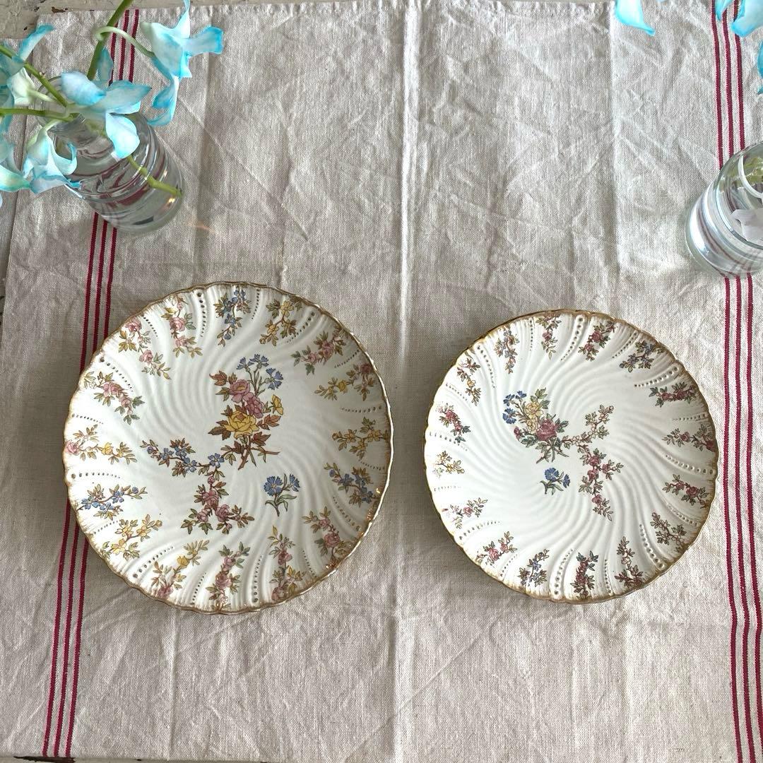 Sarreguemines　ルイ15世　プレート　フランスアンティーク【Ｆ】