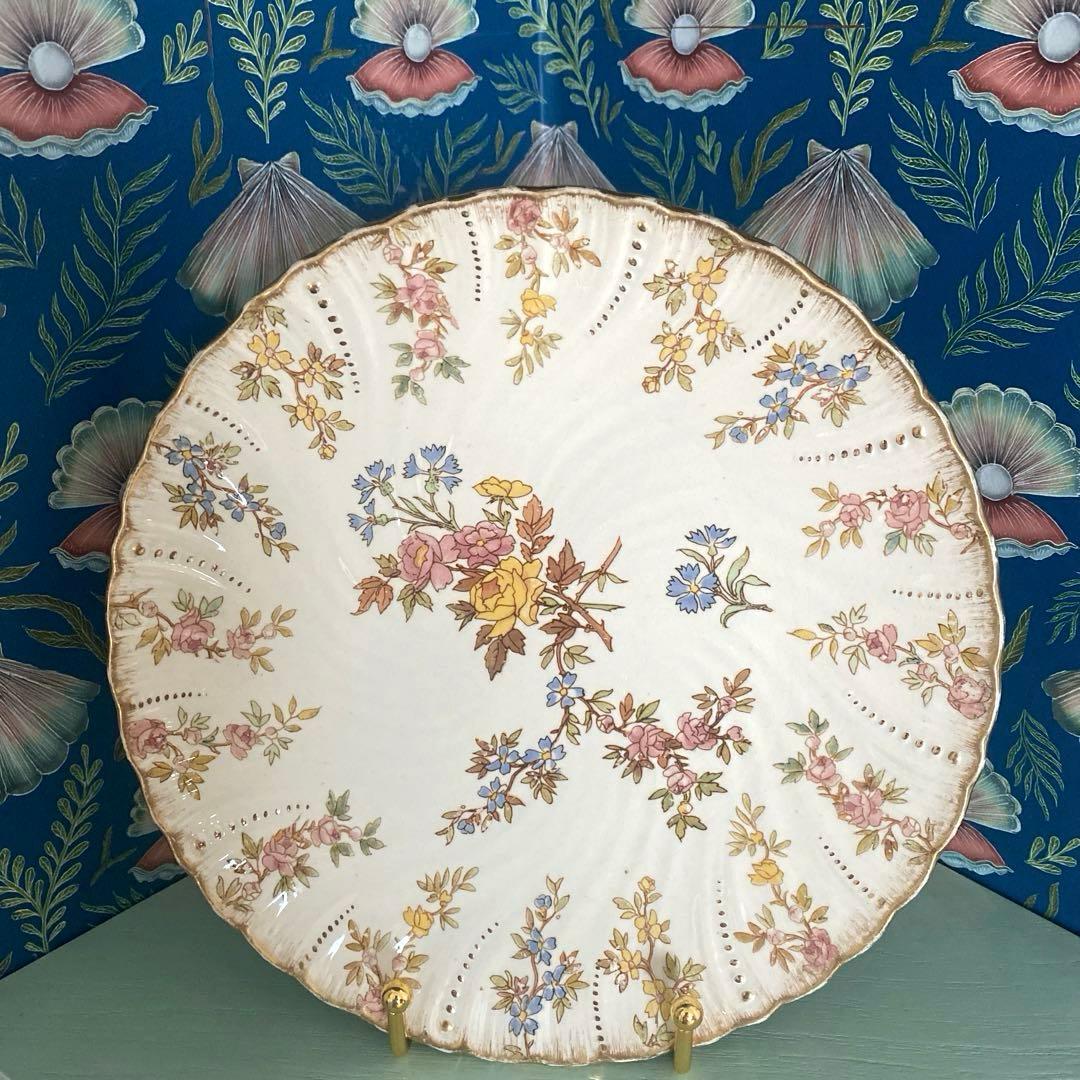 Sarreguemines　ルイ15世　プレート　フランスアンティーク【Ｆ】