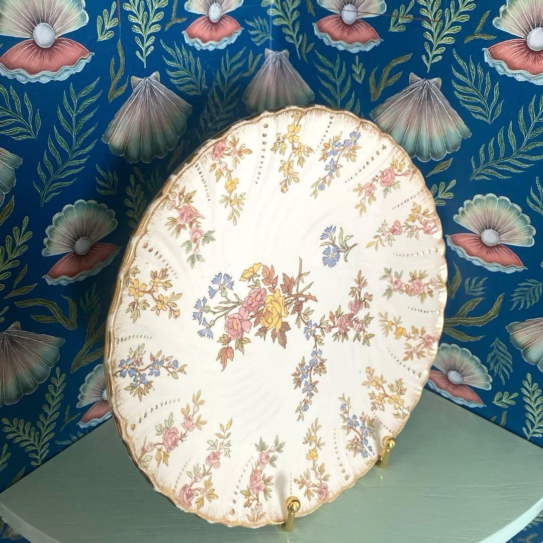 Sarreguemines　ルイ15世　プレート　フランスアンティーク【Ｆ】