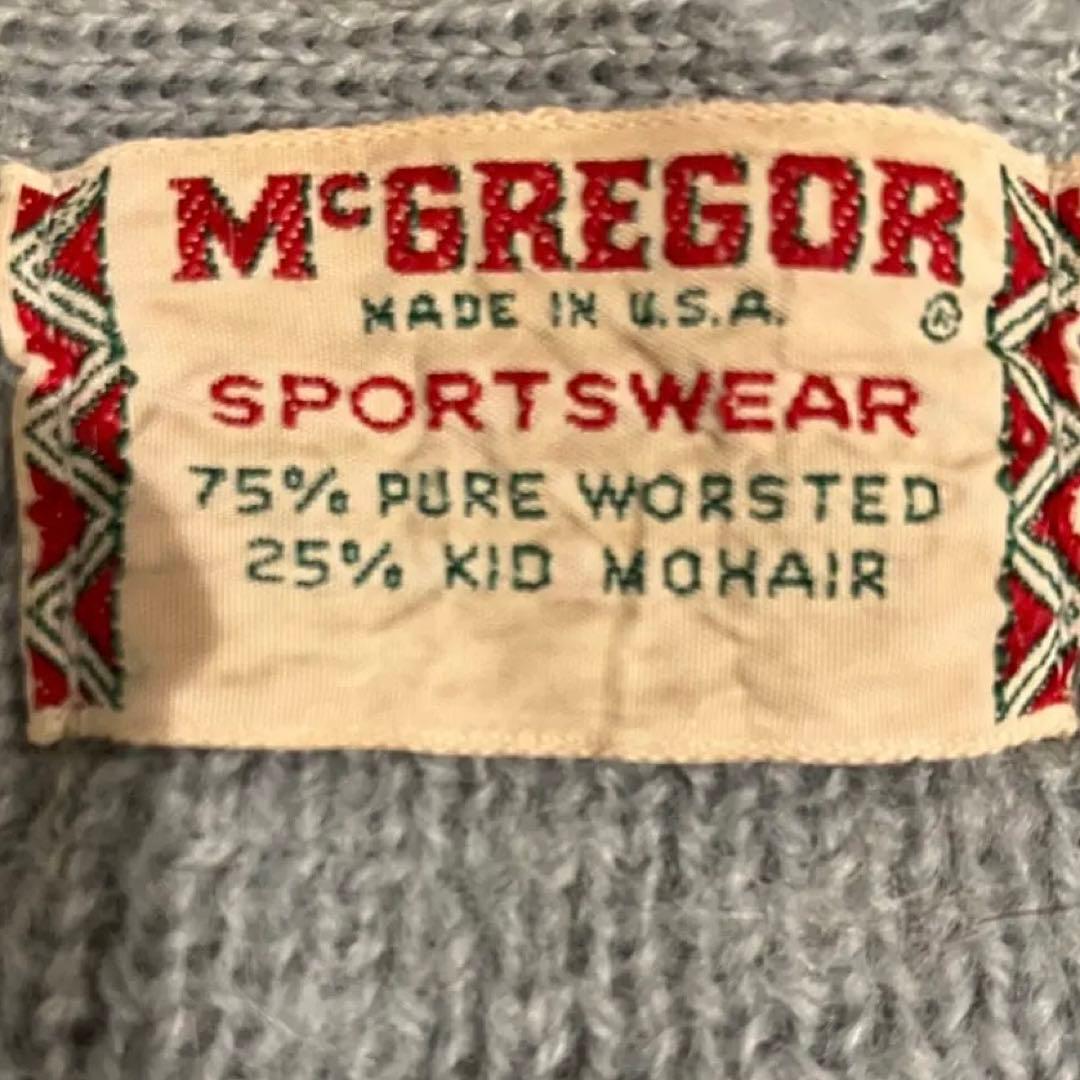 McGregor 60s カーディガン ライトブルー