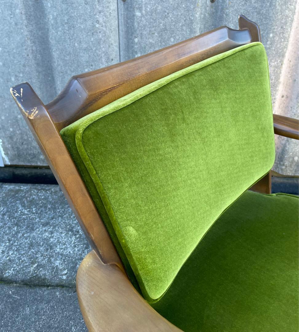 稀少/カリモク/コロニアル/デスクチェア/アームチェア/回転椅子/椅子/④