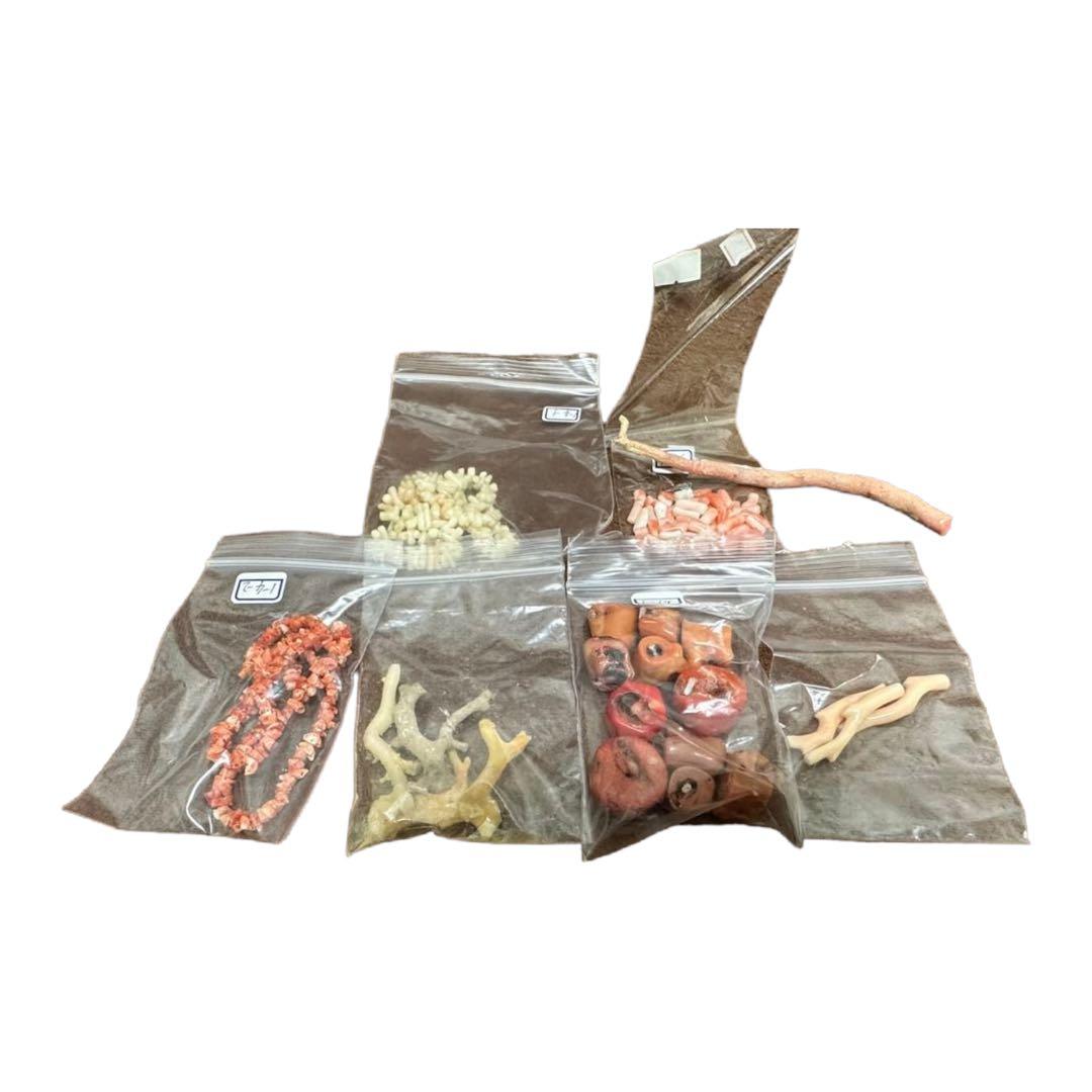 赤珊瑚　山珊瑚　珊瑚　サンゴ　ネックレス　枝 まとめて