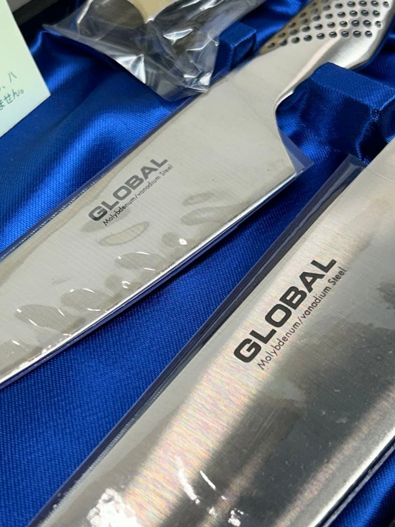 新品 グローバル GLOBAL 包丁 牛刀 ペティナイフ シャープナー 日本製