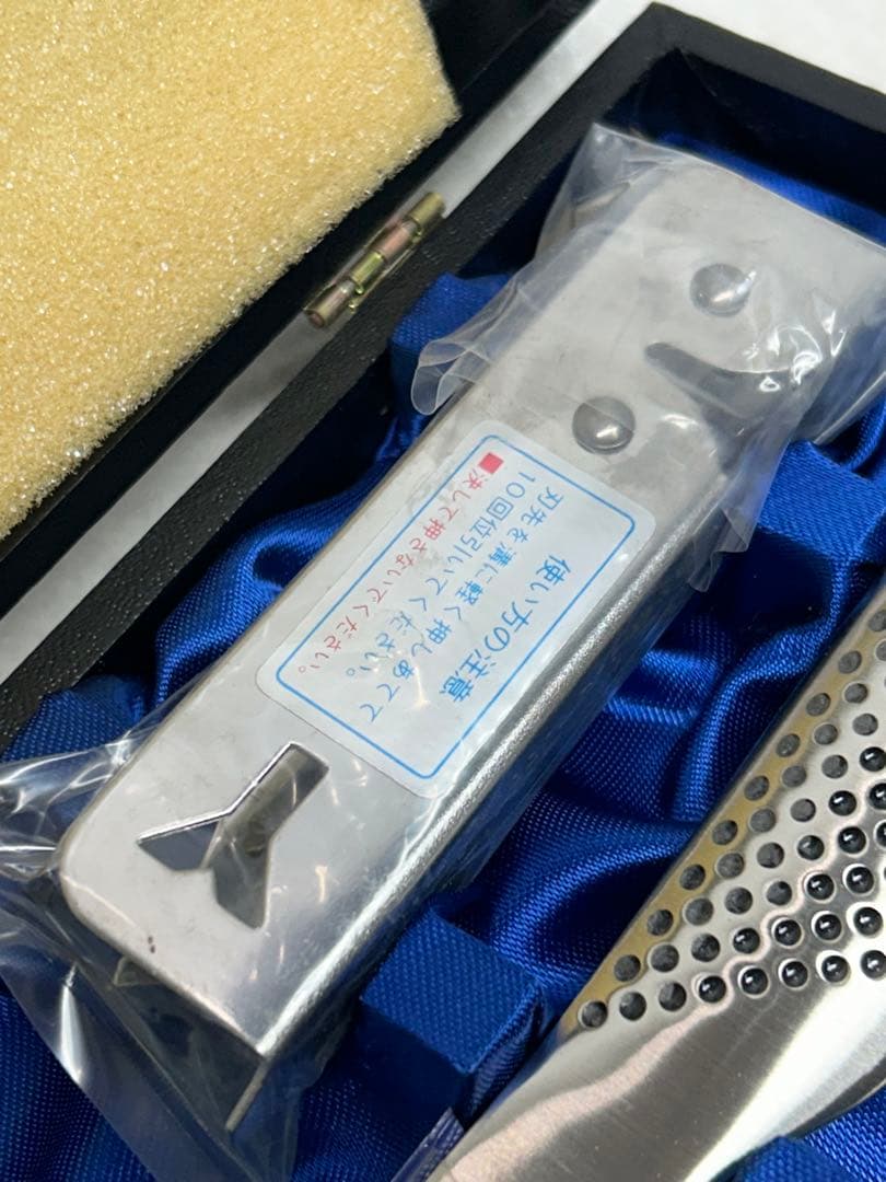 新品 グローバル GLOBAL 包丁 牛刀 ペティナイフ シャープナー 日本製