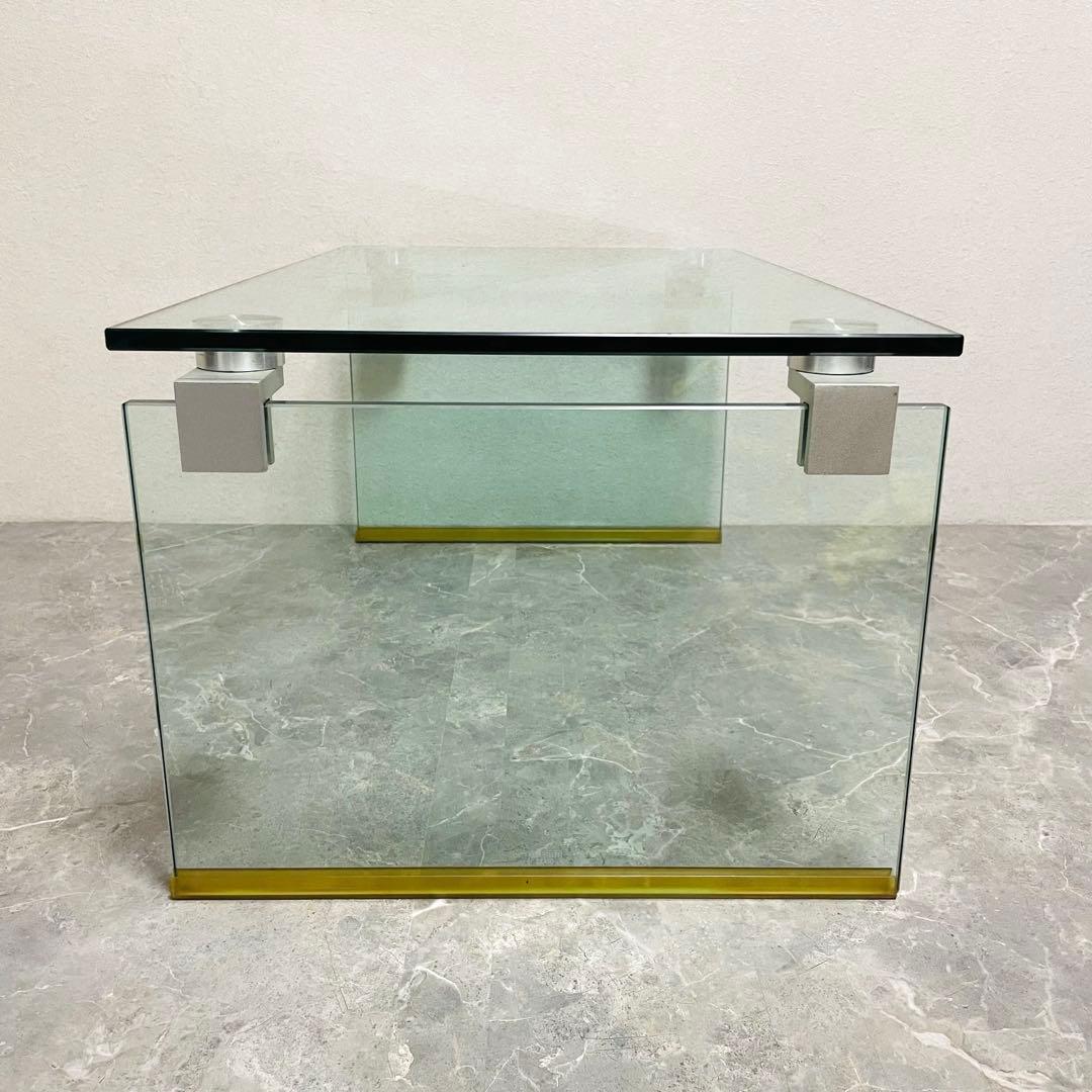 フランフラン　サローネ　コーヒーテーブル　ガラステーブル　クリアテーブル