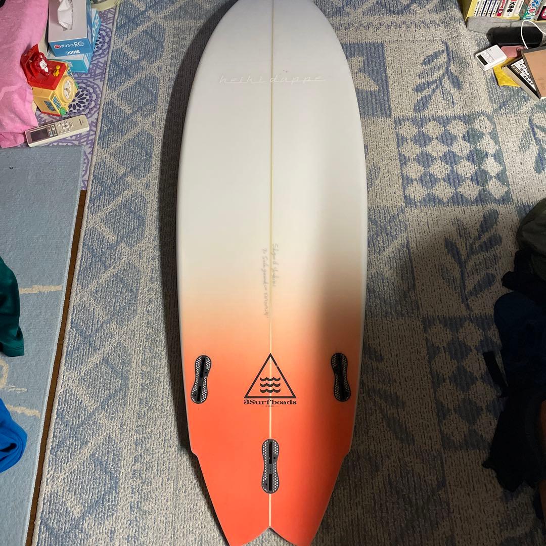レア 新品　千葉ローカルブランド　3サーフボード　マリブポイント　ヘイキダッペ！