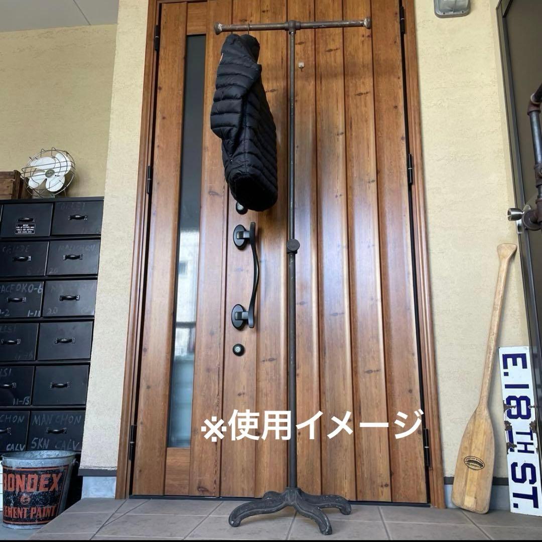 ヴィンテージ アイアン T字ハンガーラック インダストリアル シャビー 無骨